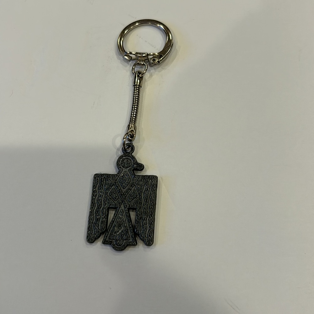 Vintage Keychain Native Thunderbird Key Ring - image 2